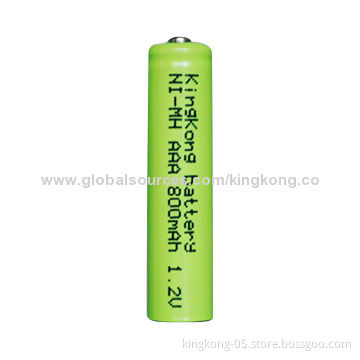 1.2V Rechargeable Battery with 800mAh Capacity